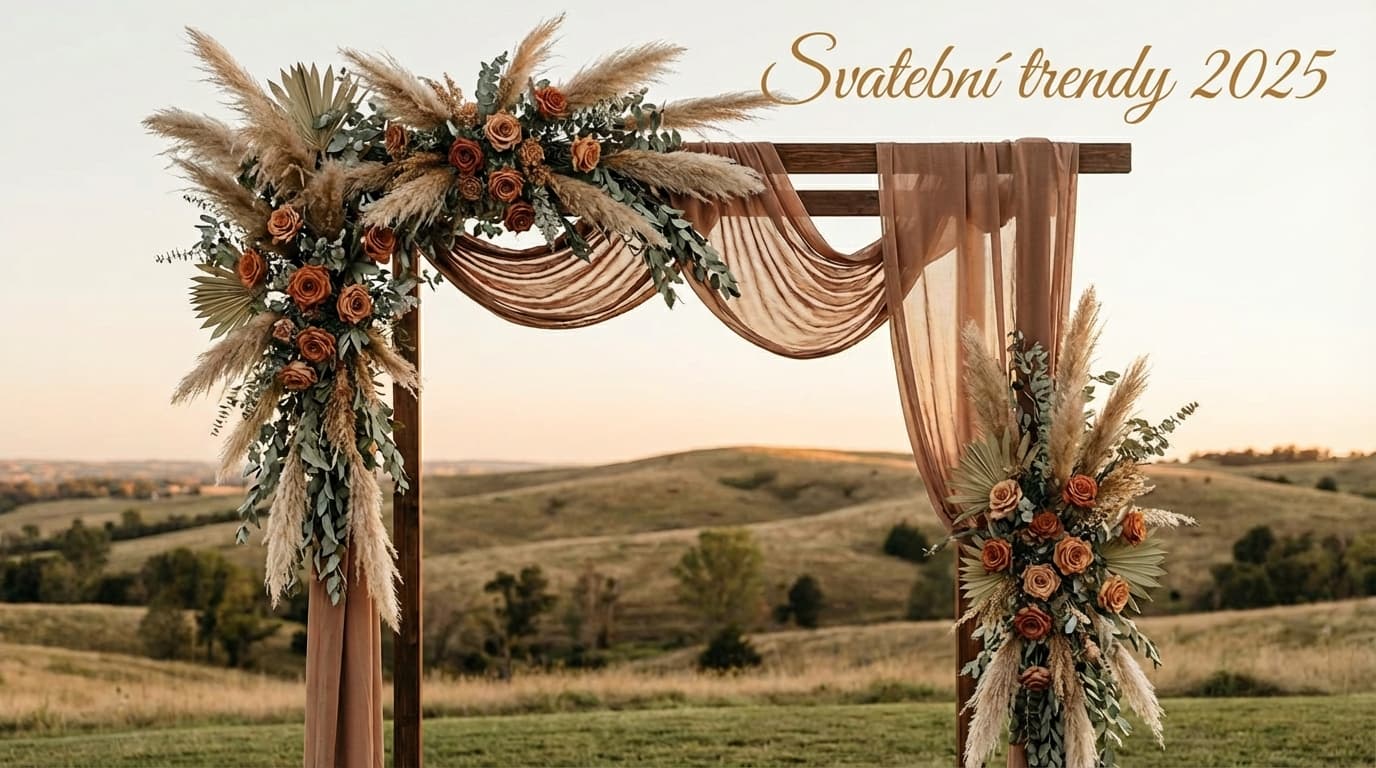 Svatební trendy 2025: Kompletní průvodce pro moderní nevěsty a ženichy